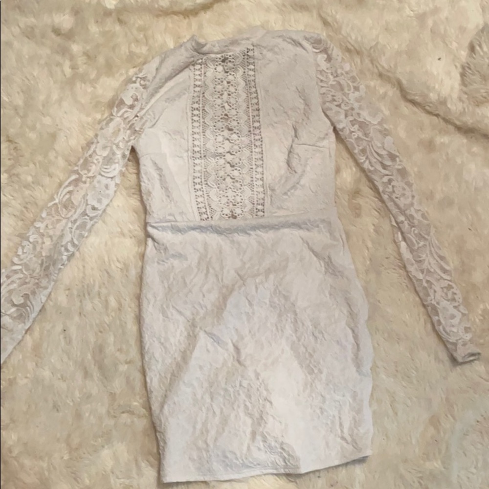 Lace detail dress